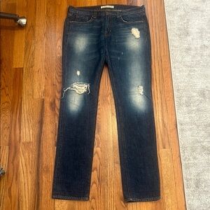 J BRAND Distressed Blue Jeans